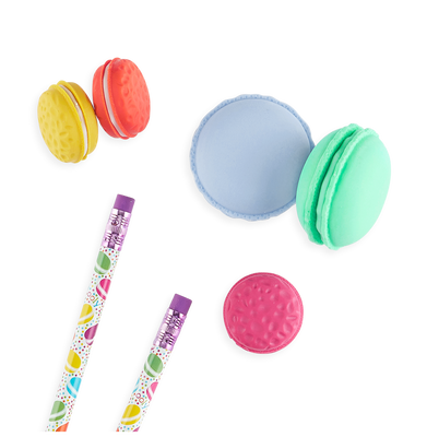 imagOOLY Le Macaron Patisserie Scented Eraser - Set of 5