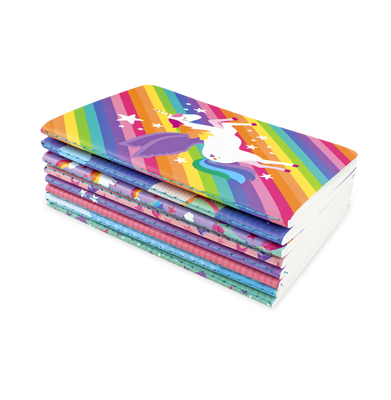 imagOOLY Mini Pocket Pal Journals - Set of 8 - Unique Unicorns