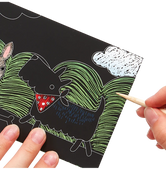 image //www.c...OOLY Mini Scratch & Scribble Art Kit: Playful Pups - Crossword.in 