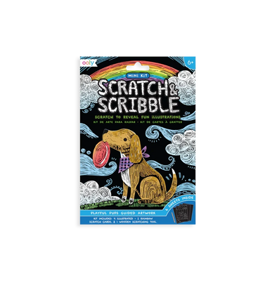 imagOOLY Mini Scratch & Scribble Art Kit: Playful Pups - Crossword.in 