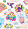 imag4OOLY, Nom Nom Narwhals Scented Stickers - 2 Sticker Sheets + 8 Jumbo Stickers