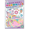 imag1OOLY, Nom Nom Narwhals Scented Stickers - 2 Sticker Sheets + 8 Jumbo Stickers