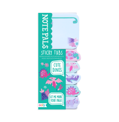 imagOOLY Note Pals Sticky Tabs - Cute Dinos