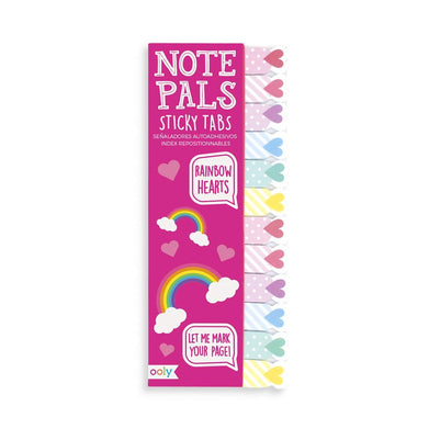 imagOOLY Note pals sticky tabs - Rainbow Hearts