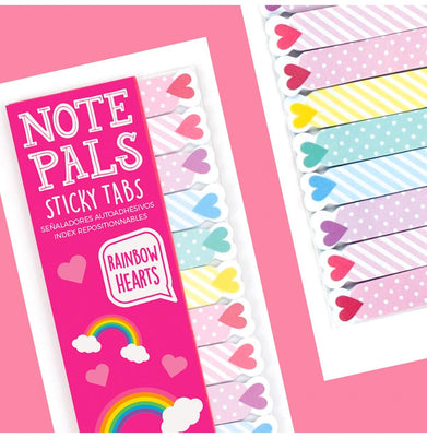 imagOOLY Note pals sticky tabs - Rainbow Hearts