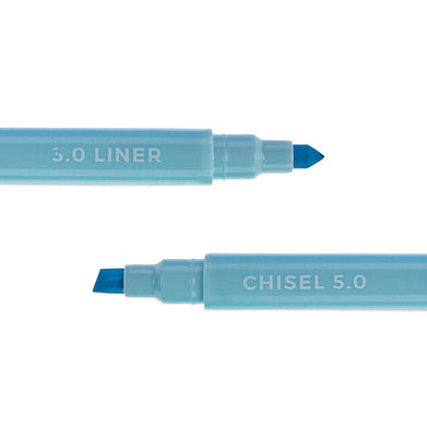 imagOOLY Pastel Liners Double-Ended Markers Set of 8