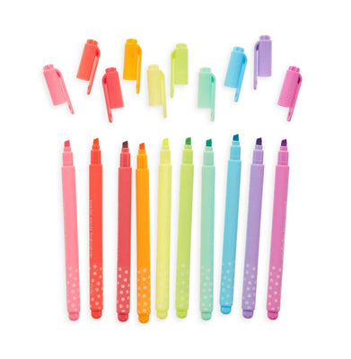 imagOOLY Pastel Mints Scented Flexitip Highlighters - Set of 10