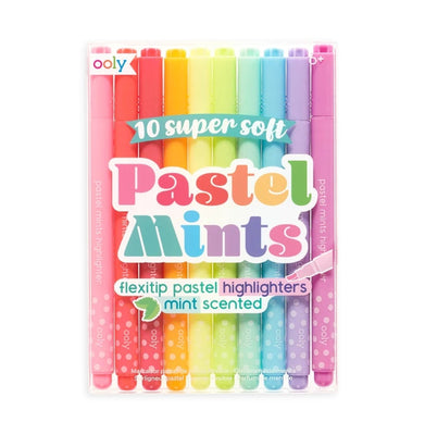 imagOOLY Pastel Mints Scented Flexitip Highlighters - Set of 10