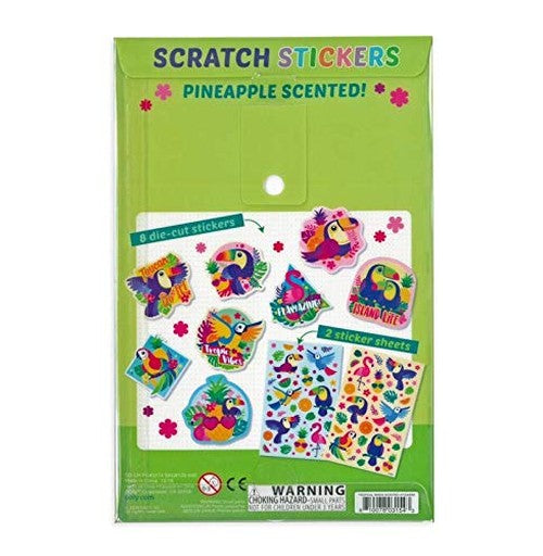 OOLY, Tropical Birds Scented Stickers - 2 Sticker Sheets + 8 Jumbo Stickers - Crossword.in 