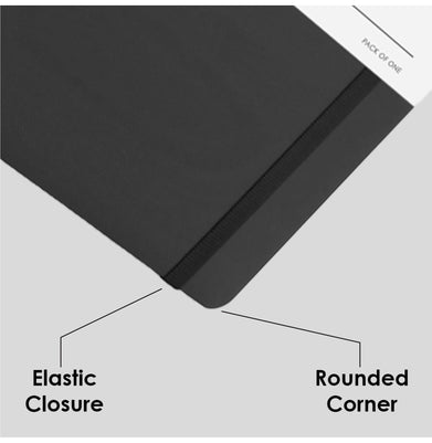 imagmyPAPERCLIP Executive Series Hand Drawn Notebook - Black & Orange Design buy online at crossword.in