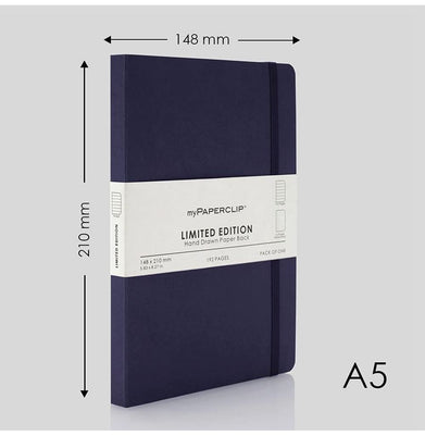 imagPaperclip Lep192A5-R Aubergine Ruled A5