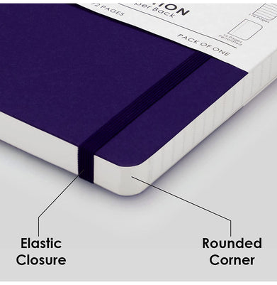 imagPaperclip Lep192A5-R Aubergine Ruled A5