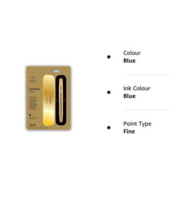 imagParker Frontier Gold Fountain Pen - Crossword.in 