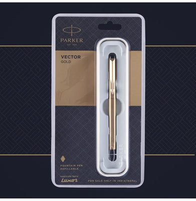 imagParker Vector Gold Fountain Pen