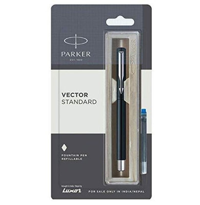 imagParker Vector Standard Chrome Trim Founatain Pen