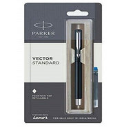 image //www.c...Parker Vector Standard Chrome Trim Founatain Pen