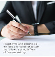 image //www.c...Parker Vectror Metallix Chrome Trim Fountain Pen