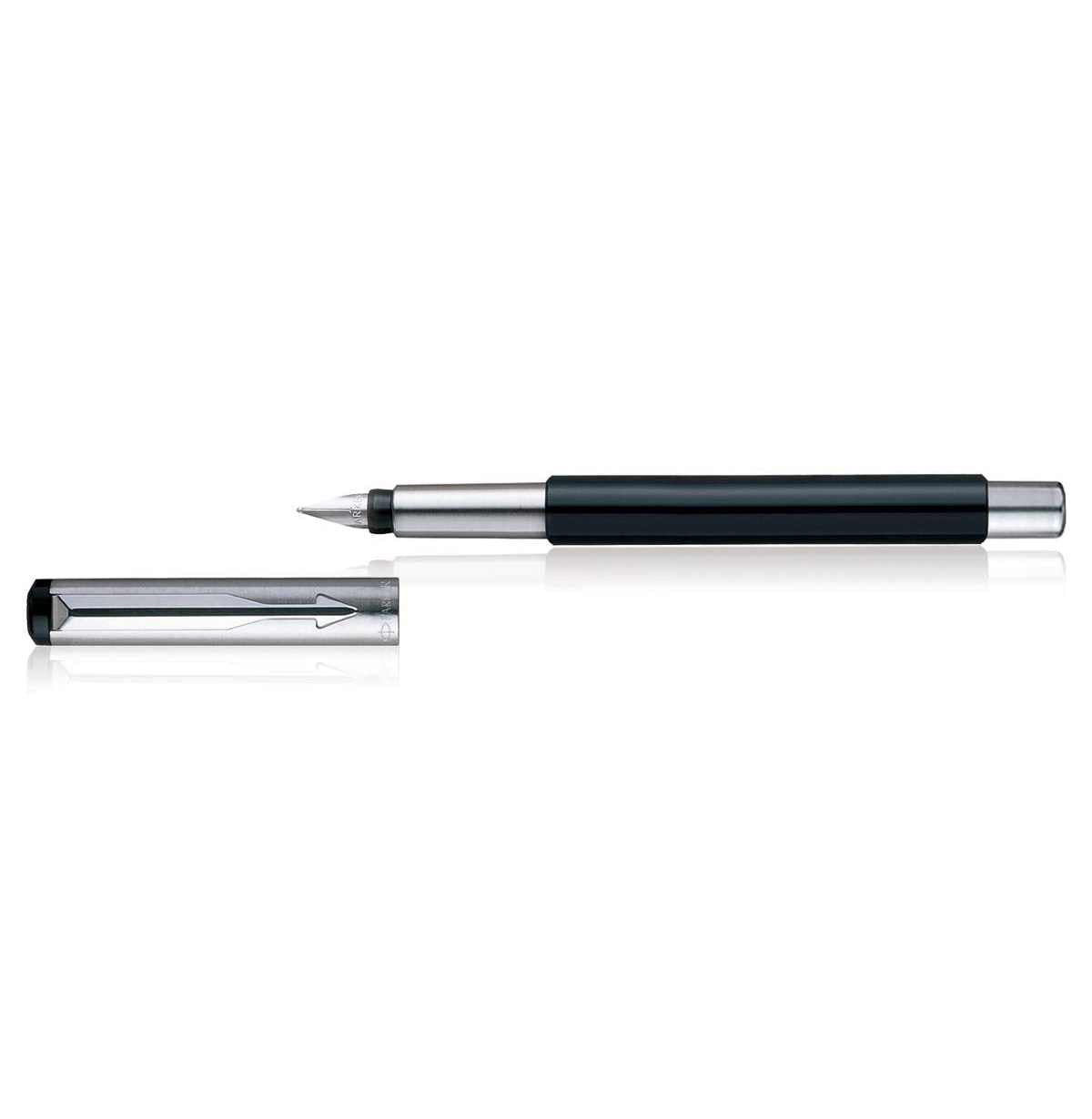 Parker Vectror Metallix Chrome Trim Fountain Pen Crossword