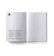 image //www.c...PdiPigna - Gio Ponti Tribute Notebook 1 , Singer Sewn Binding, 14.8x21CM, Ruled, 80 Pages
