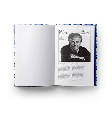 imagPdiPigna - Gio Ponti Tribute Notebook 1 , Soft Cover, with fabric bookmark, 14.8x21CM, Ruled