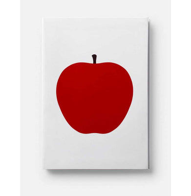imagPdiPigna - "Mela" Enzo Mari Tribute Notebook, Soft Cover, with fabric bookmark, 14.8x21CM, Blank, 176 pages