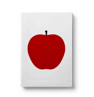 imagPdiPigna - "Mela" Enzo Mari Tribute Notebook, Soft Cover, with fabric bookmark, 14.8x21CM, Blank, 176 pages