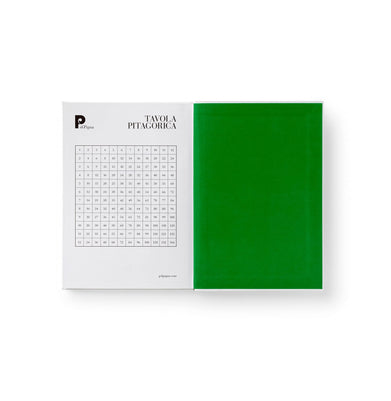 imagPdiPigna - "Pera" Enzo Mari Tribute Notebook, Soft Cover, with fabric bookmark, 14.8x21CM, Blank, 176 Pages