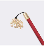 image //www.c...Pencil Goldplated Dangler Elephant