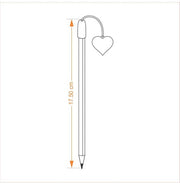 image //www.c...Pencil Goldplated Dangler Heart M