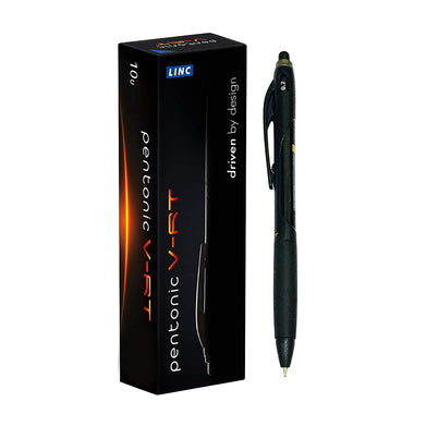 imagPentonic Linc B-RT Ball Point Pen,0.7mm, Black Ink, Pack of 10 0.7mm, 10%OFF, Beyond Books, Black Ink, BOOKS5, Gift Under 699 - Non Books, Non Discounted Products, Pack of 10, Pentonic Linc B-RT Ball Point Pen, Regular Pens, Stationery & Gifts, Write crossword.in