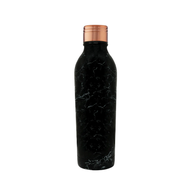 imagRoot7 Stainless Steel Insulated Water Bottle, Black Marble Bottle-500ml