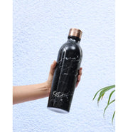 image //www.c...Root7 Stainless Steel Insulated Water Bottle, Black Marble Bottle-500ml