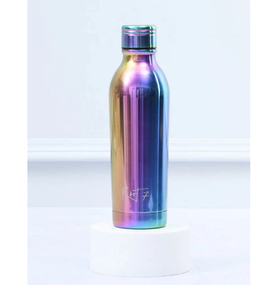 imagRoot7 Stainless Steel Insulated Water Bottle, Polished Rainbow Bottle-500ml