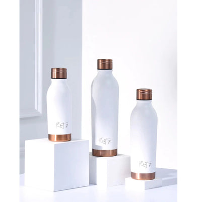 imagRoot7 Stainless Steel Insulated Water Bottle, White Split Bottle-750ml
