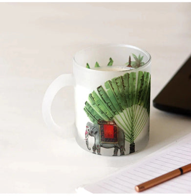 imagRoyal Elephant Frosted Glass Mug 10%OFF, Beyond Books, BOOKS5, Cups & Mugs, Gift, Gift Under 699 - Non Books, Non Discounted Products, Royal Elephant Frosted Glass Mug, Stationery & Gifts crossword.in