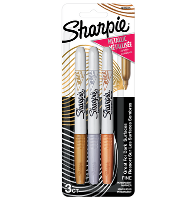 imagSharpie Metallic Assorted 3/Cd - 1823815
