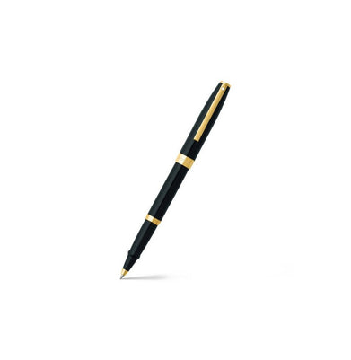 imagSheaffer Pen Sagaris A 9471 Bp Gloss Black With Gold Tone Trim.