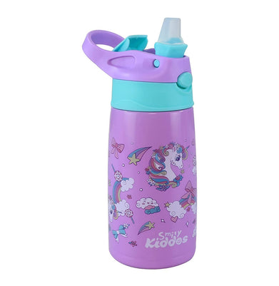 imagSmily Kiddos Insulated water bottle 450ml - unicorn theme Purple