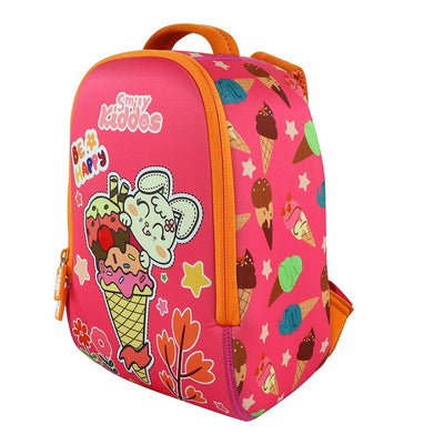 imagSmily Kiddos Preschool Backpack Ice Cream Theme Pink - SK16001628