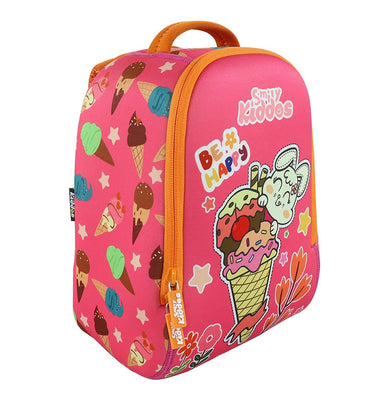 imagSmily Kiddos Preschool Backpack Ice Cream Theme Pink - SK16001628