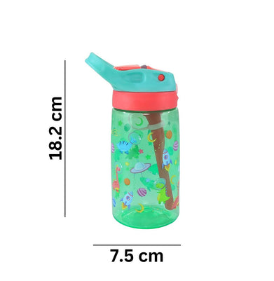 imagSmily kiddos sipper Bottle 450 ml - dino theme Green