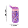 imag3Smily kiddos Sipper bottle 450 ml - Mermaid theme Purple