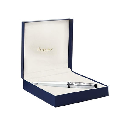 imagWaterman Expert Deluxe White CT Ballpoint Pen
