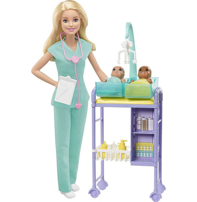 imagBarbie Doll Careers Barbie Baby Doctor And Playset 10%OFF, 3-5 Years, 6-8 Years, Barbie, Barbie Doll Careers Barbie Baby Doctor And Playset, Beyond Books, BOOKS5, Dolls, Non Discounted Products, Toys & Games crossword.in