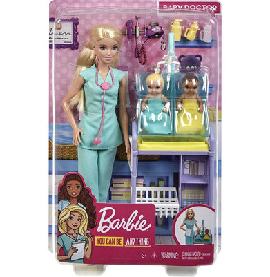 imagBarbie Doll Careers Barbie Baby Doctor And Playset 10%OFF, 3-5 Years, 6-8 Years, Barbie, Barbie Doll Careers Barbie Baby Doctor And Playset, Beyond Books, BOOKS5, Dolls, Non Discounted Products, Toys & Games crossword.in