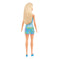 imag3Barbie Dolls Wearing Logo Print Blue Dress