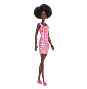 image //www.c...Barbie Dolls Wearing Logo Print Pink Dress