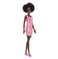 imag2Barbie Dolls Wearing Logo Print Pink Dress