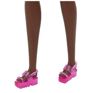 image //www.c...Barbie Dolls Wearing Logo Print Pink Dress