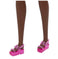 imag5Barbie Dolls Wearing Logo Print Pink Dress